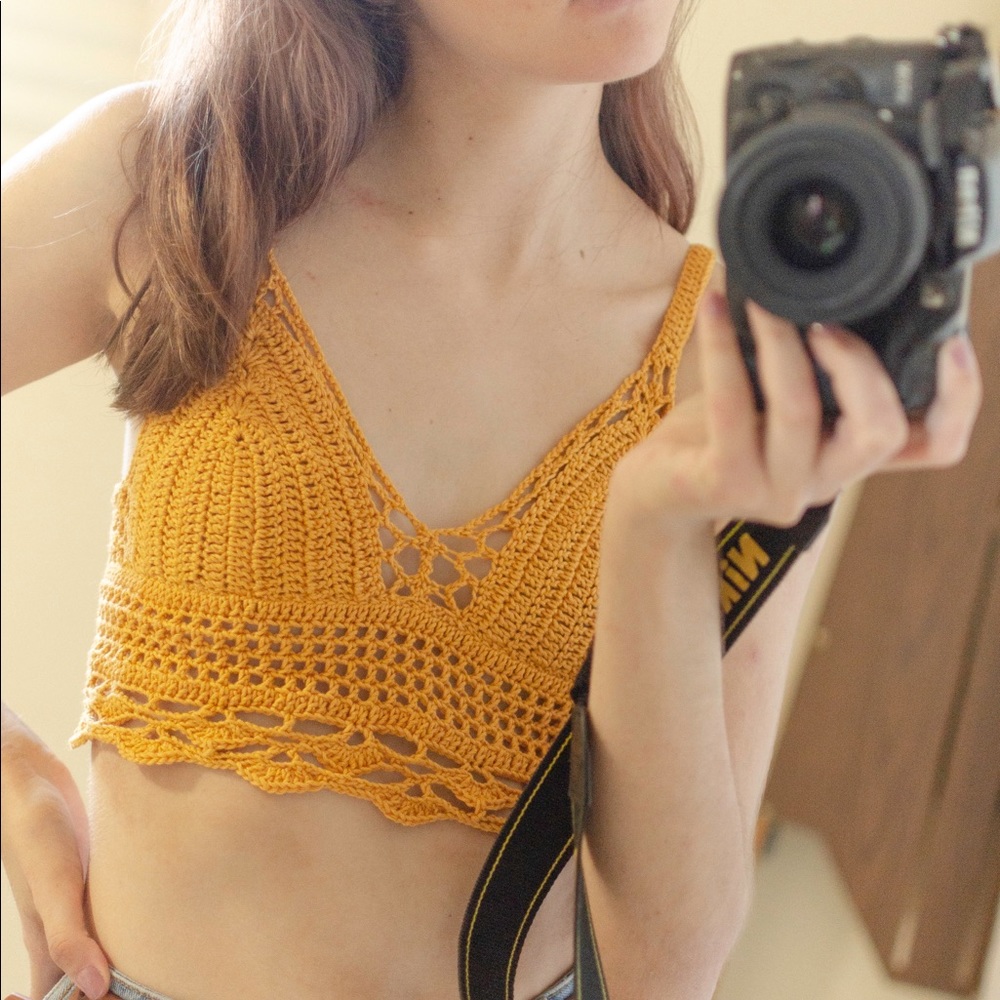 Crochet bralette top